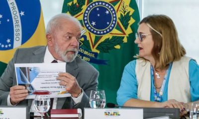 Presidente Lula e Rita Serrano (Foto: Divulgação/Reproducão/Antonio Cruz/Agência Brasil)