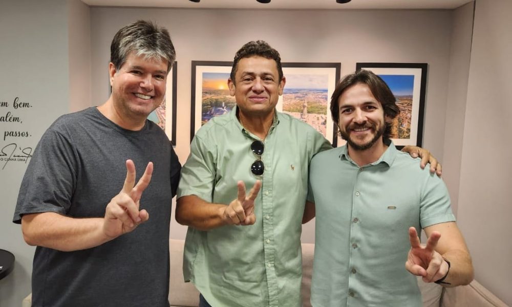 Ruy Carneiro, Wallber Virgolino e Pedro Cunha Lima (Foto: Reprodução)