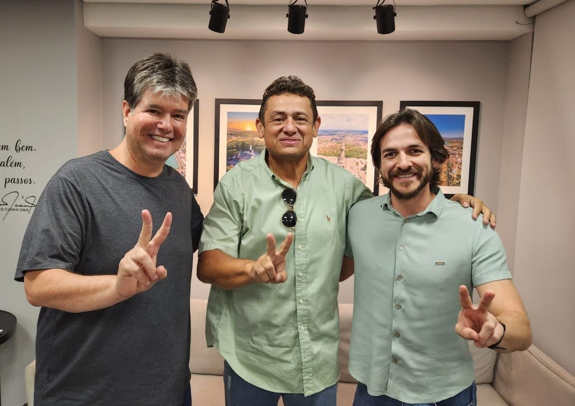 Ruy Carneiro, Wallber Virgolino e Pedro Cunha Lima (Foto: Reprodução)